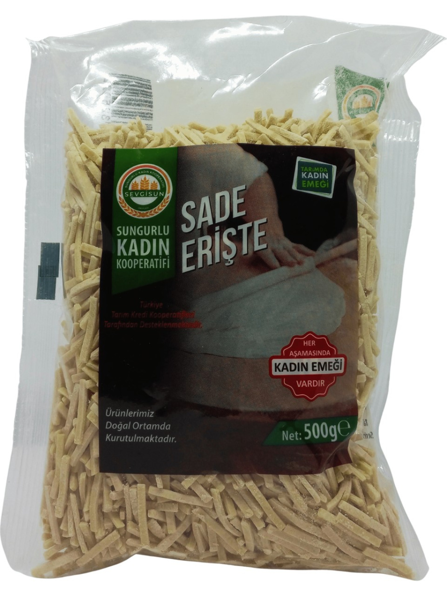 Sevgisun Sungurlu Kadın Kooperatifi Sade Erişte 500 gr